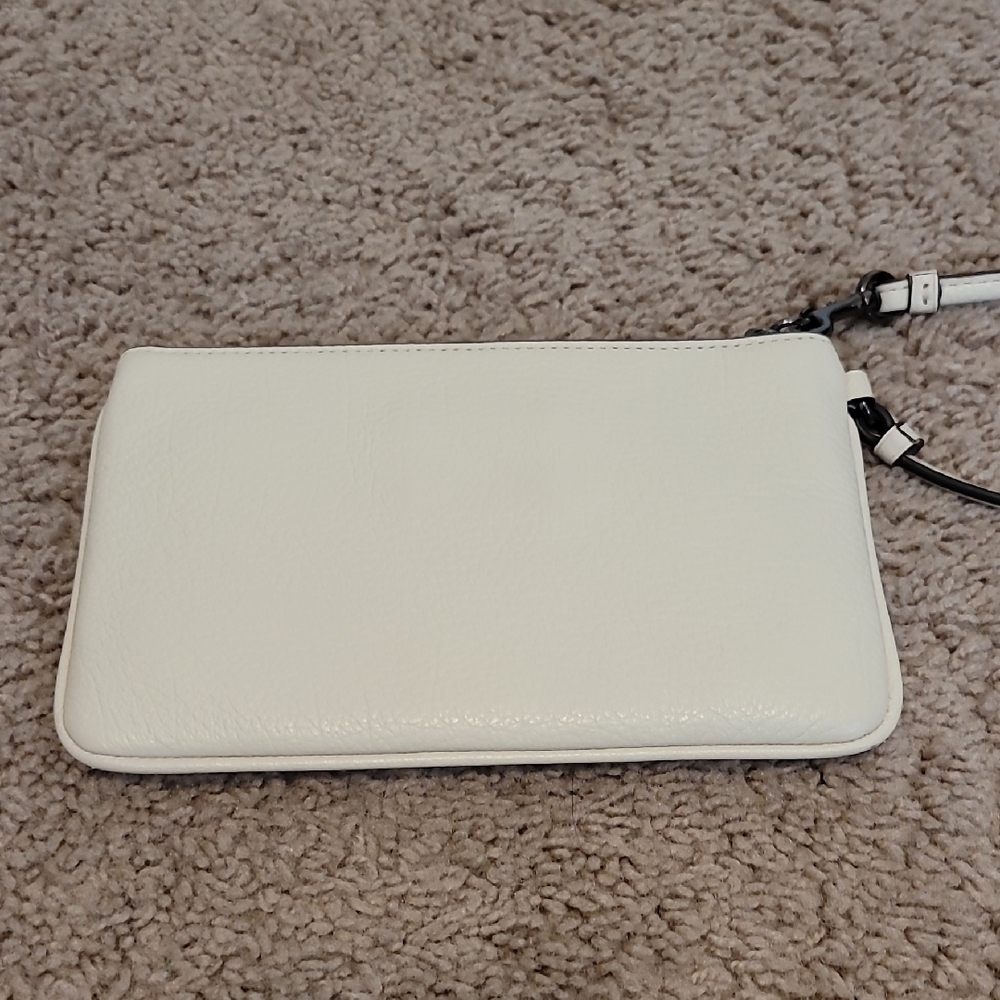 Coach White Wristlet with Red Heart - Picture 2 of 5